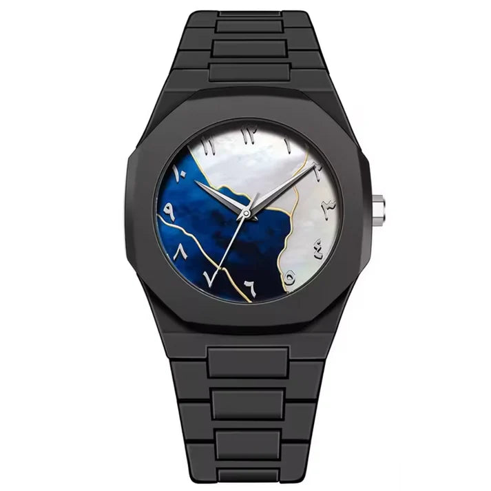 Montre Minimaliste à Chiffres Orientaux