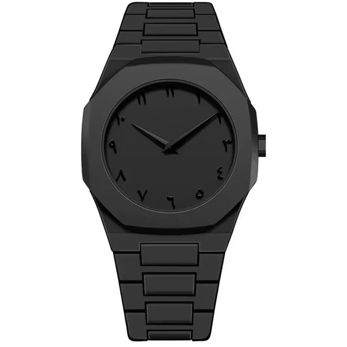 Montre Minimaliste à Chiffres Orientaux